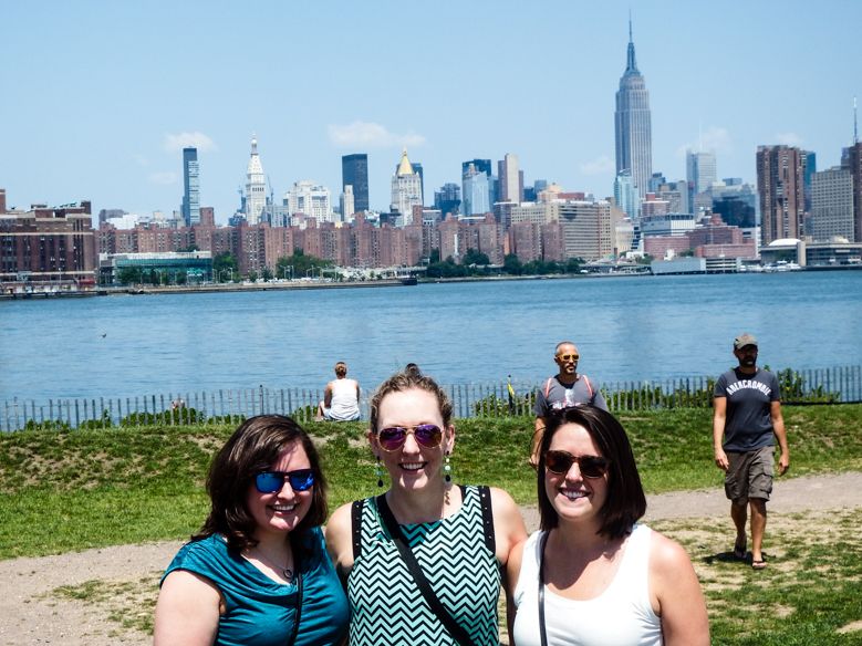 Me & two of my favorite people at Smorgasburg.