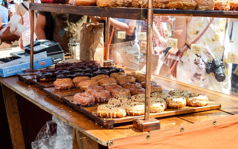 Yummy donuts at Smorgasburg