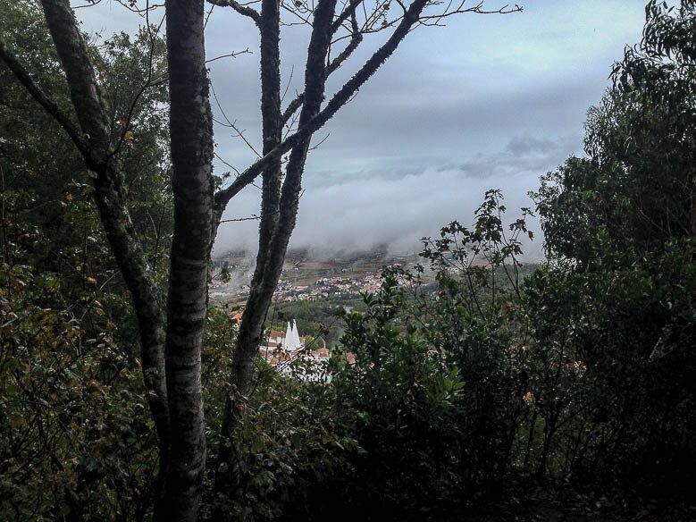 View from the trail to Castelo dos Mouros