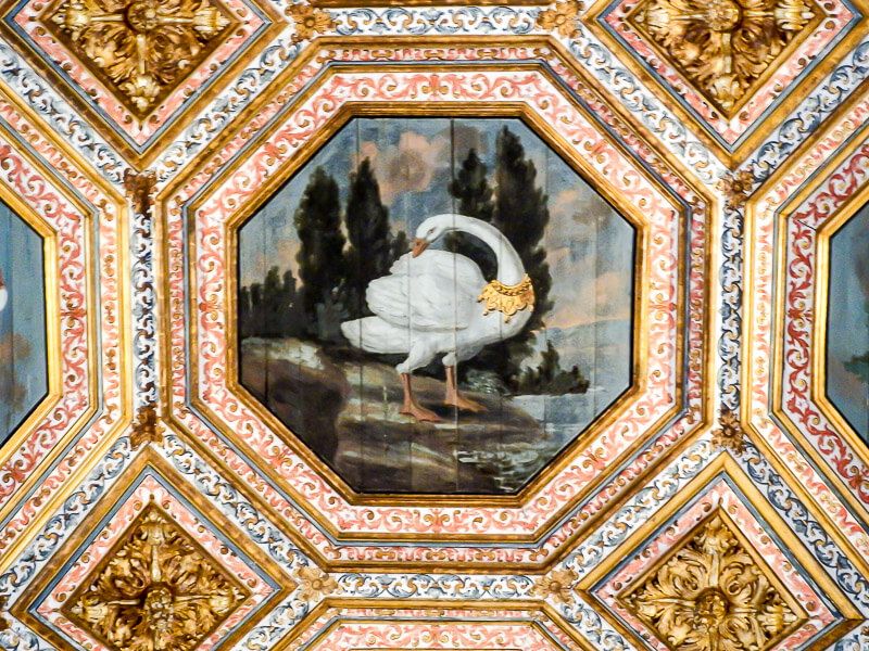 Sintra's National Palace Swan Room