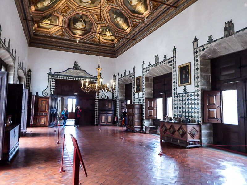 Sintra's National Palace Swan Room