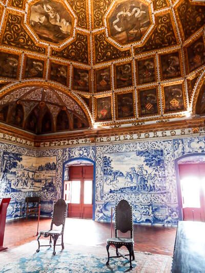 Sintra's National Palace Coats of Arms Room