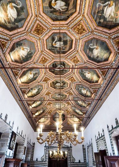 Sintra's National Palace Swan Room