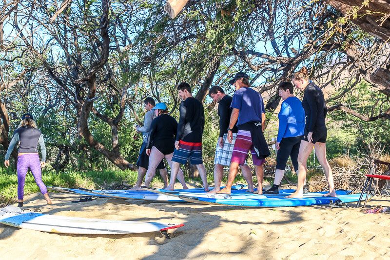 Surfing with Maui Surfer Girls