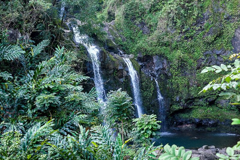 Road to Hana Guide: Three Bears Falls