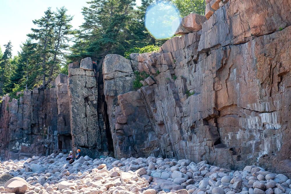 Rock Climbing in Acadia National Park: Pebble Beach