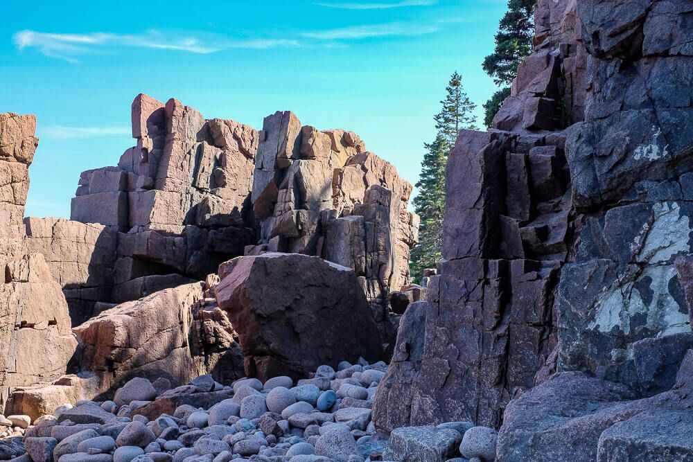 Rock Climbing in Acadia National Park: Pebble Beach