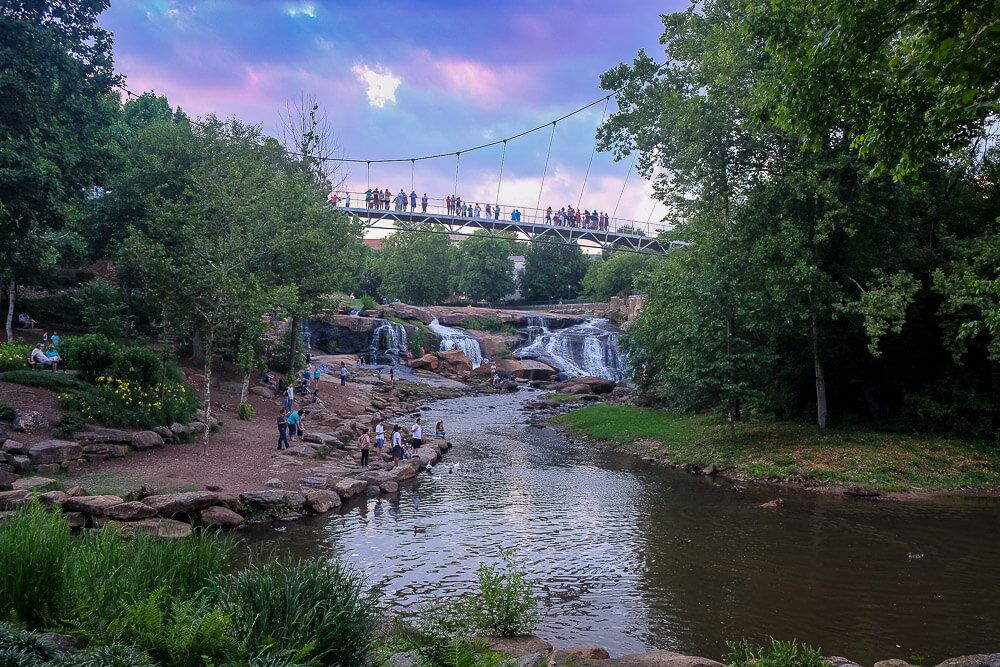 Things to do in Greenville in Summer: Falls Park