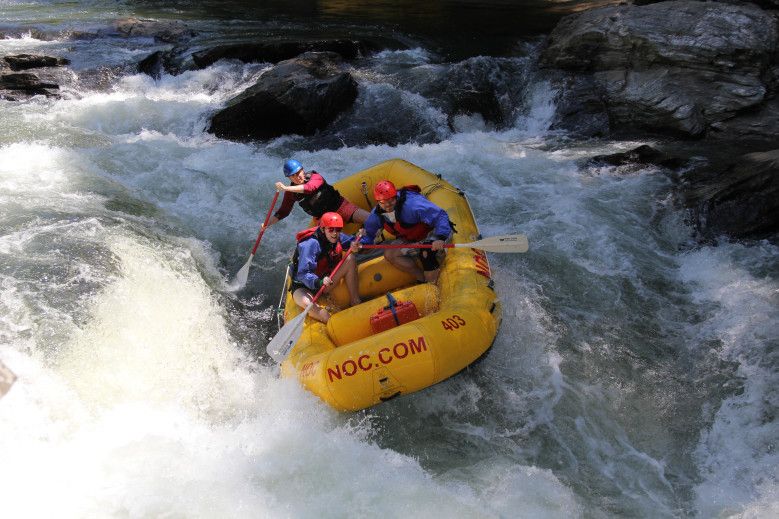 Whitewater Rafting Down the Chattooga