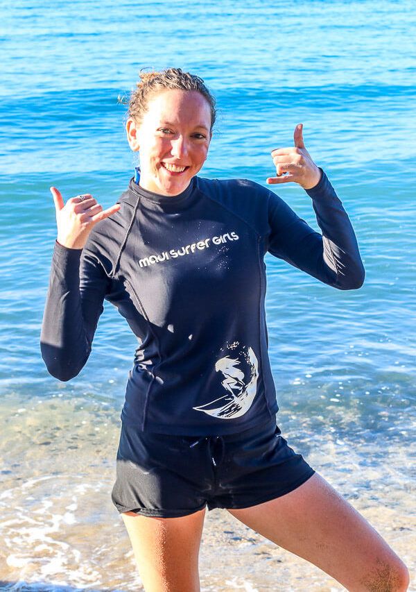 Surfing with Maui Surfer Girls