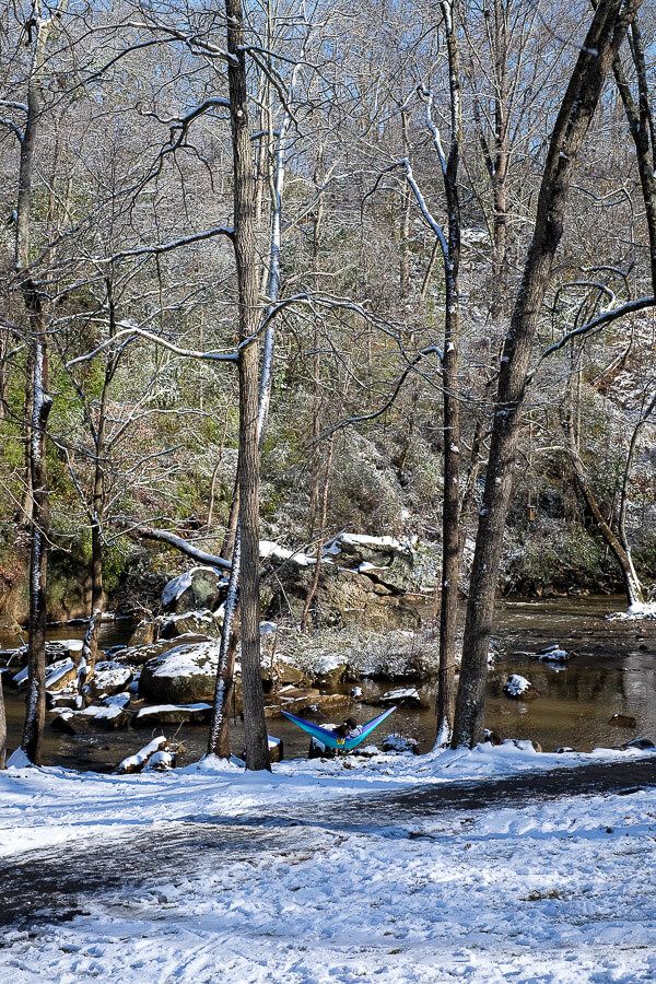 Falls Park: Greenville, SC in the Snow
