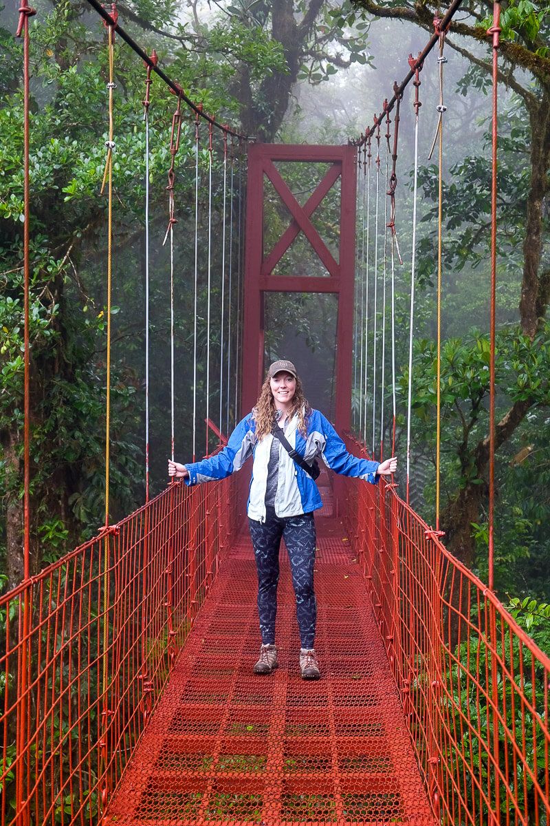 Self-guided hike in the monteverde cloud forest