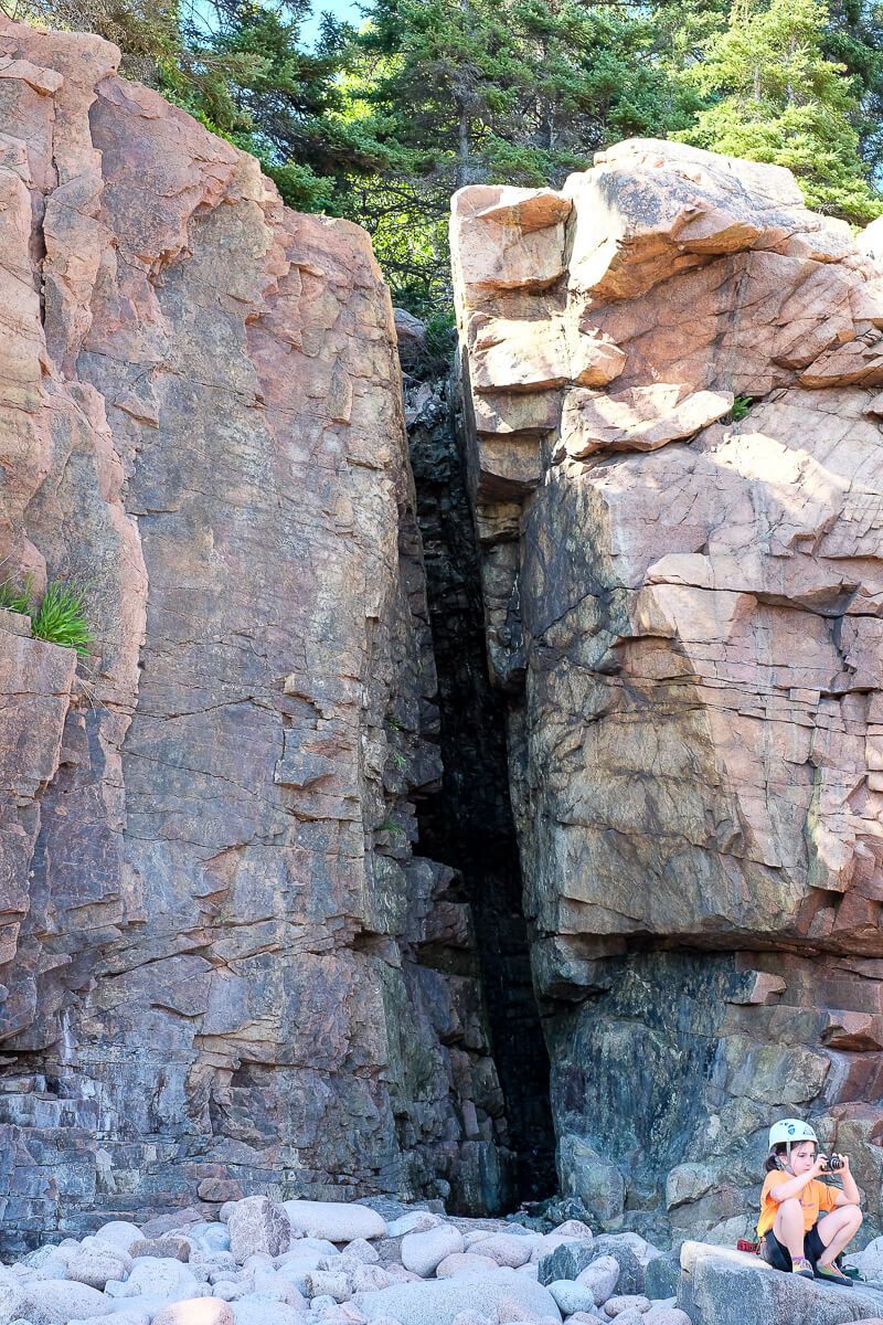 Rock Climbing in Acadia National Park: Pebble Beach