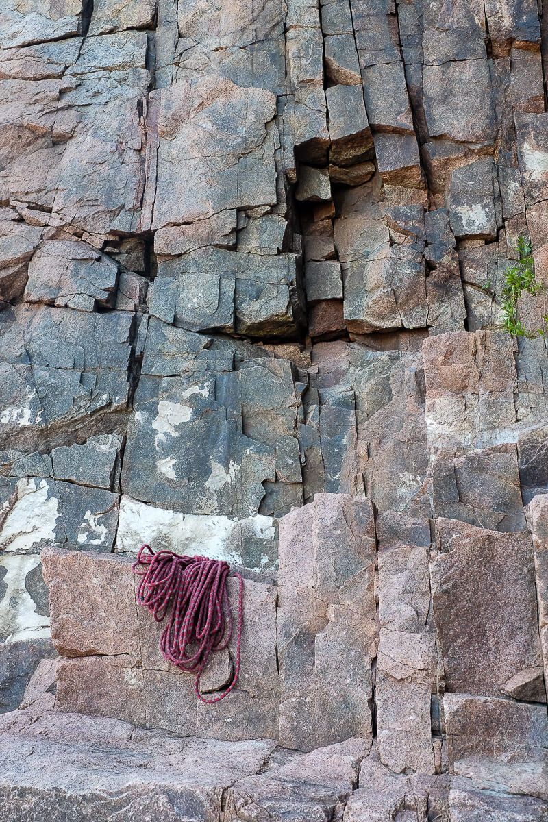 Rock Climbing in Acadia National Park: Pebble Beach