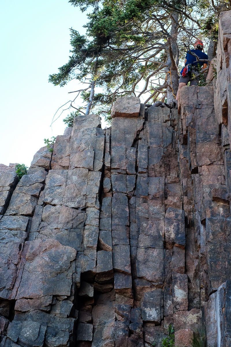 Rock Climbing in Acadia National Park: Pebble Beach