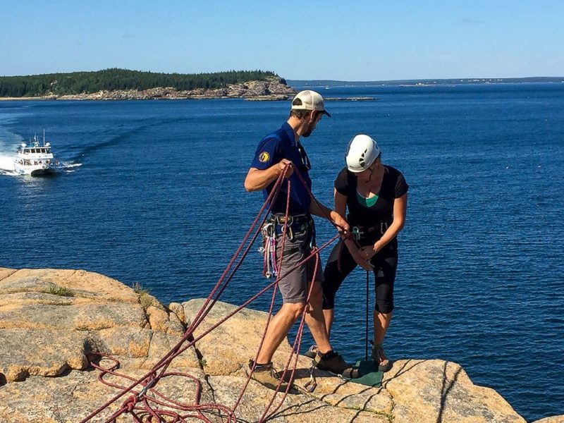 Rock Climbing in Acadia National Park: Otter Cliffs