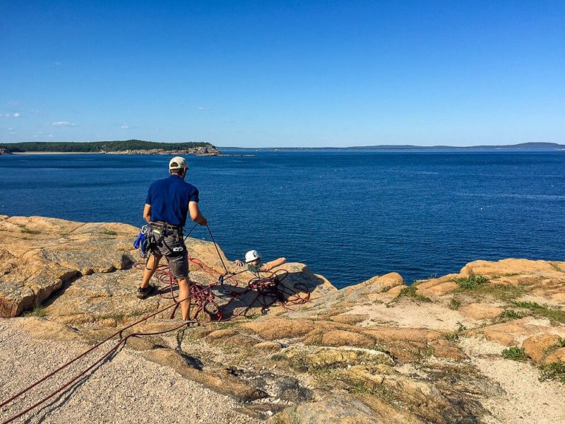 Rock Climbing in Acadia National Park: Otter Cliffs