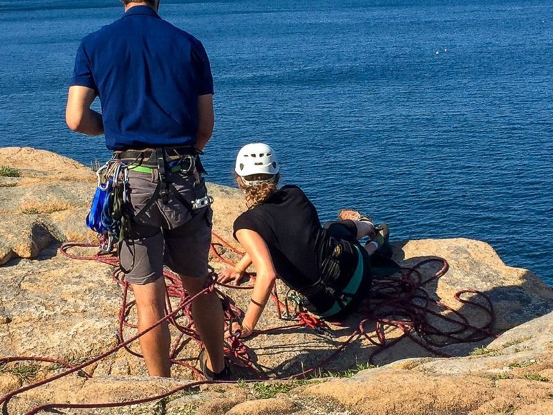 Rock Climbing in Acadia National Park: Otter Cliffs