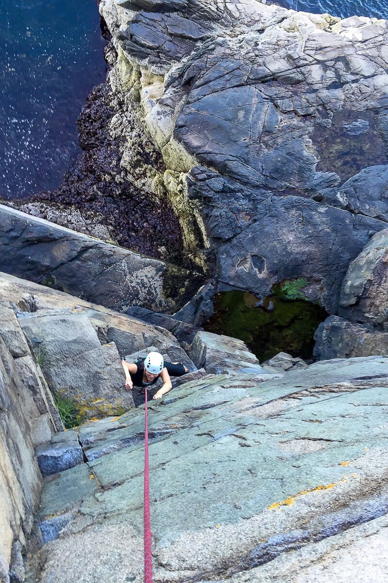 Rock Climbing in Acadia National Park: Otter Cliffs