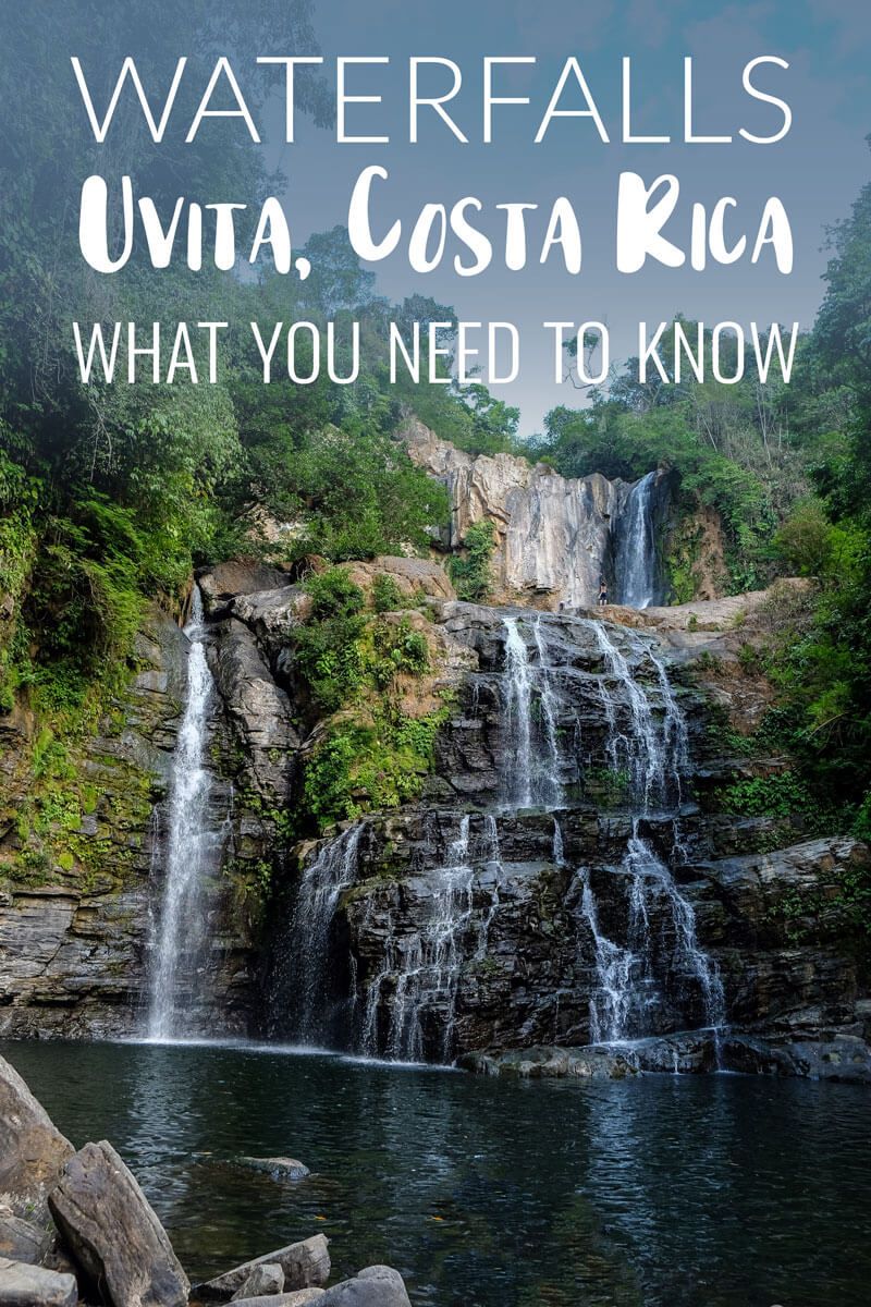 Uvita, Costa Rica has several waterfalls nearby. The three main ones are: Cascada El Pavon, Naucaya Waterfalls, and the Uvita Waterfall. Each waterfall is completely different (and offers a very different experience). Find out what you need to know before you plan to visit one of these waterfalls.