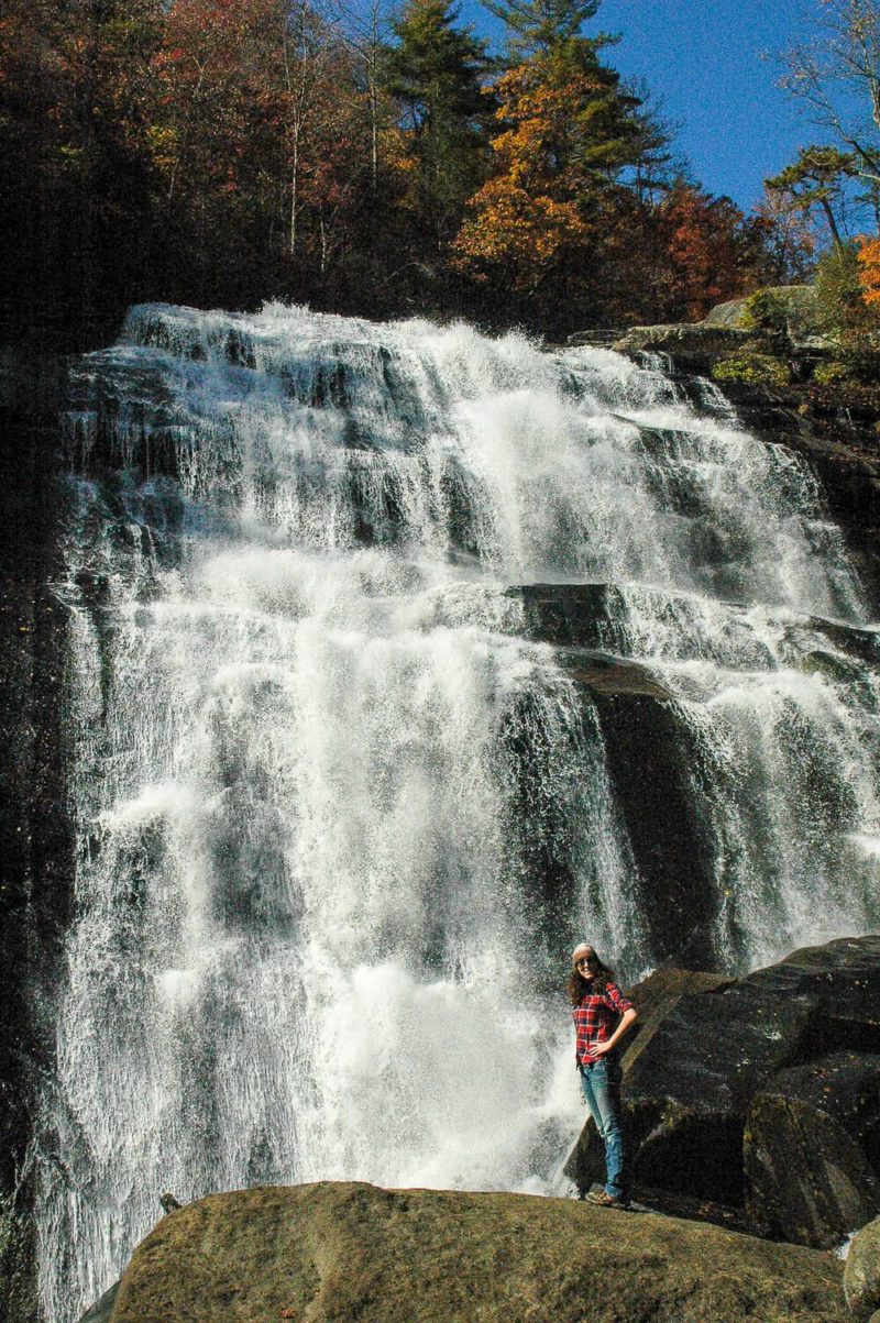 greenville in fall - gorges state park