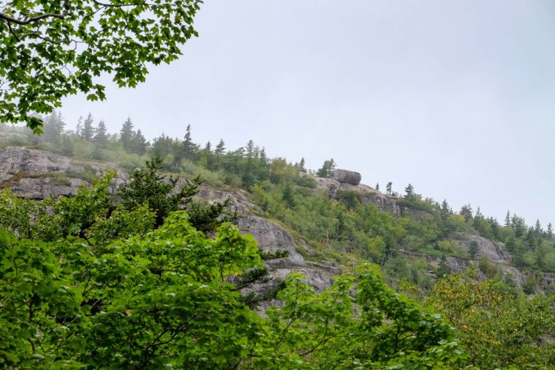 Hiking The Bubble Rock Trail In Acadia National Park