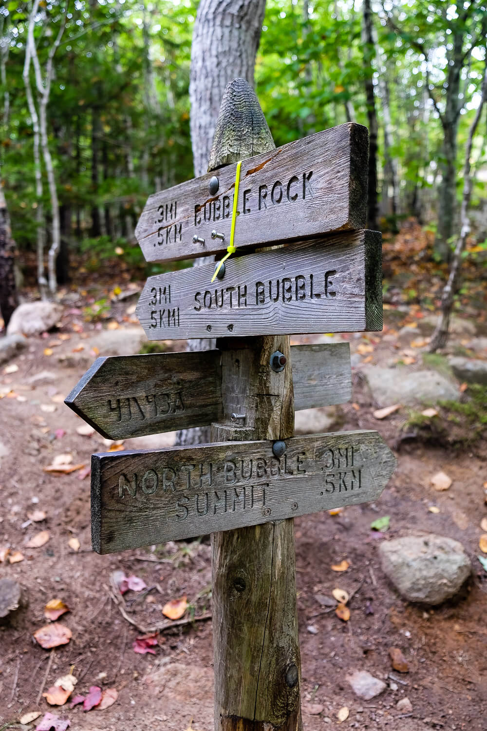 bubble rock trail