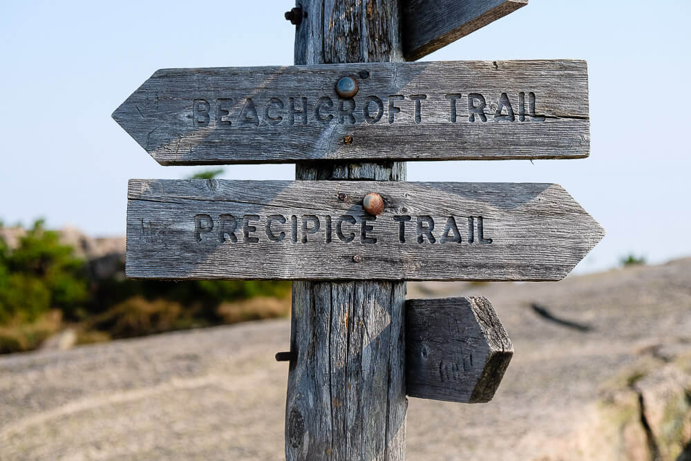 Hiking the Precipice Trail