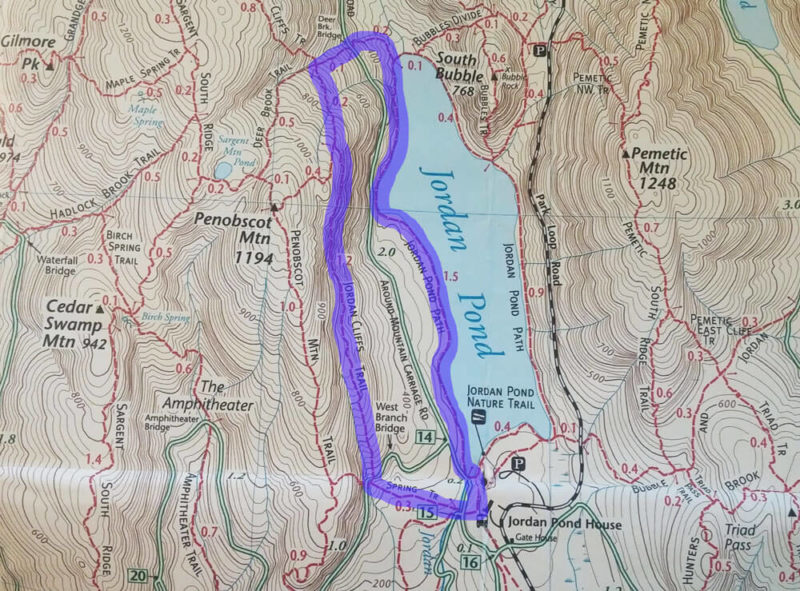 Jordan Cliffs Trail Map