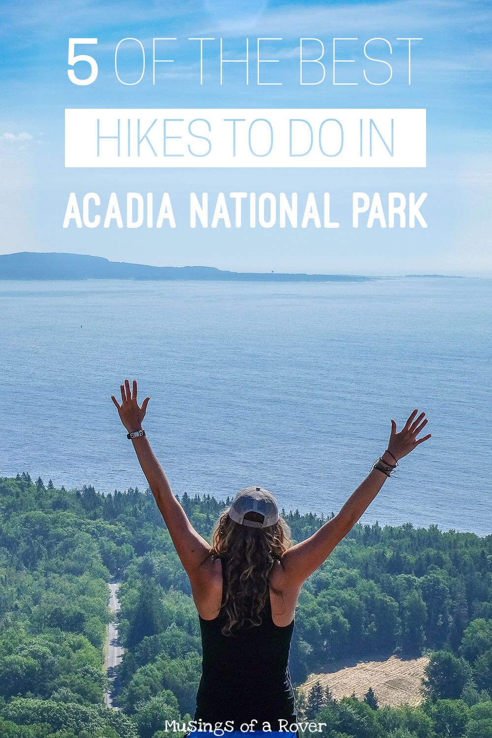 Want to know what the 5 best hikes in Acadia National Park are? These are the ones you don't want to miss on your first visit to this national park! I include everything from a challenging, iron-rung hike to an easy 1/2 mile stroll atop Cadillac Mountain. You definitely don't want to miss one of these hikes - they are your Must Dos for Acadia National Park!