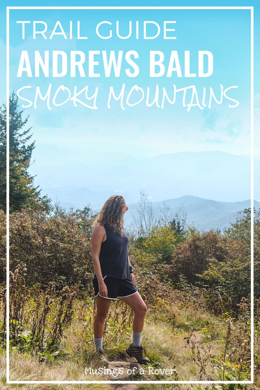 Interested in a hike from Clingmans Dome during your visit to the Great Smoky Mountains National Park? Then hike the Andrews Bald trail to one of the best views in the park! You'll start from the Clingmans dome parking lot (right below the start to the Clingmans dome trail). This short and relatively easy hike is one of the best hikes in the Smokys. Definitely one of the best things to do if you're looking to do some hiking in the Smoky Mountains.
