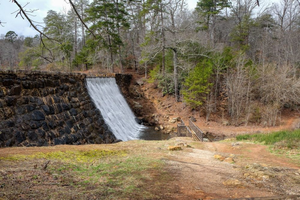 Hiking in Paris Mountain State Park