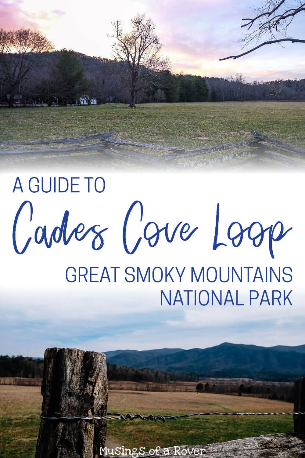 Headed to Great Smoky Mountains National Park? This popular loop road is one of the best things to do in the park! Though be warned that it can sometimes be crowded. Find out what you need to know before you head out to Cades Cove to beat the crowds and hit the must-see spots along the way.