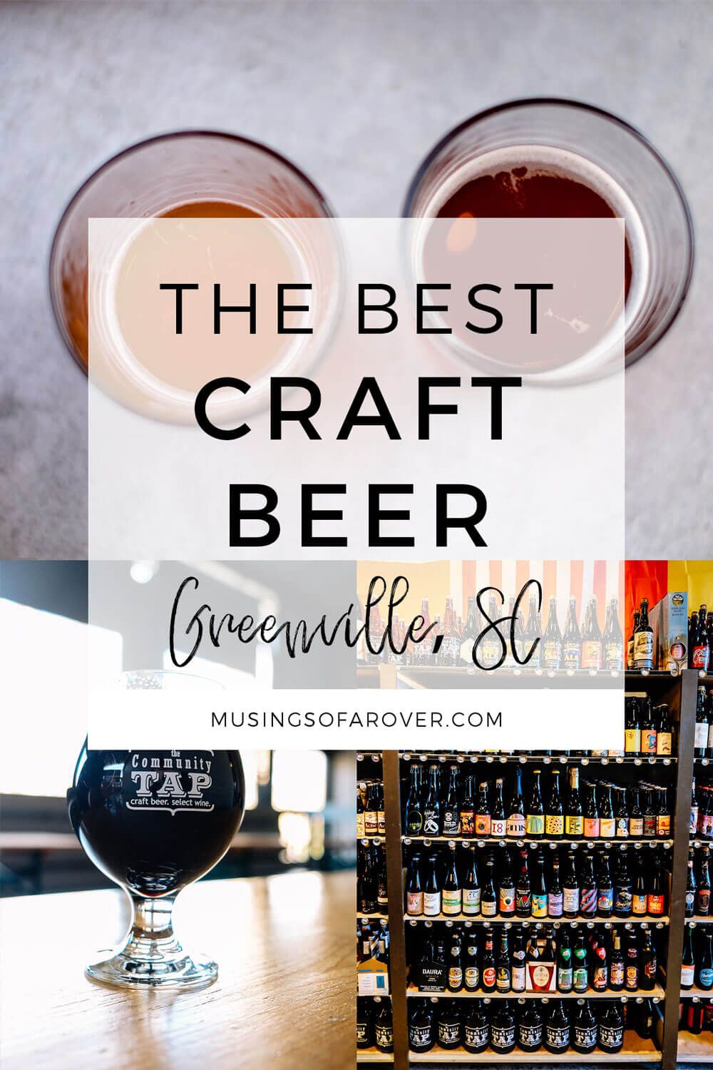 Looking for great craft beer in Greenville, SC? This is town has so many great bars, taprooms, breweries, and more. Here's a list of 10 local favorites to get you started for your own bar crawl!