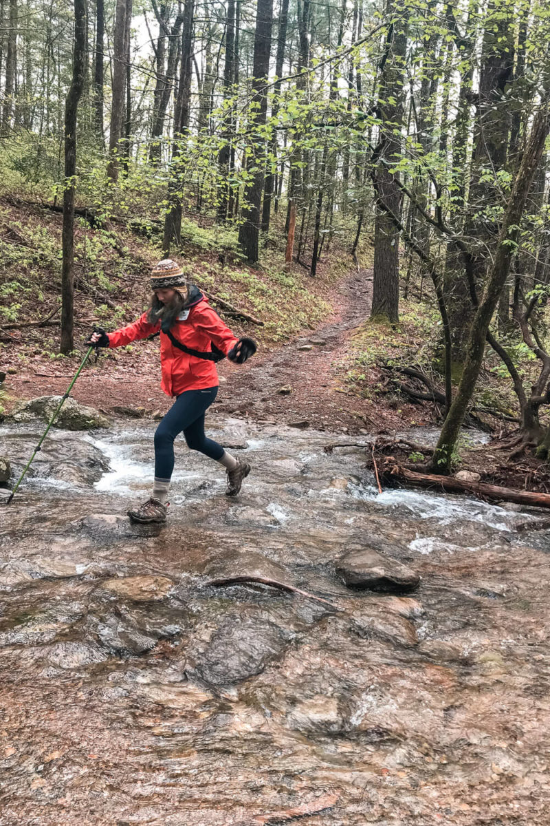 Rich Mountain Loop Trail Stream Crossing