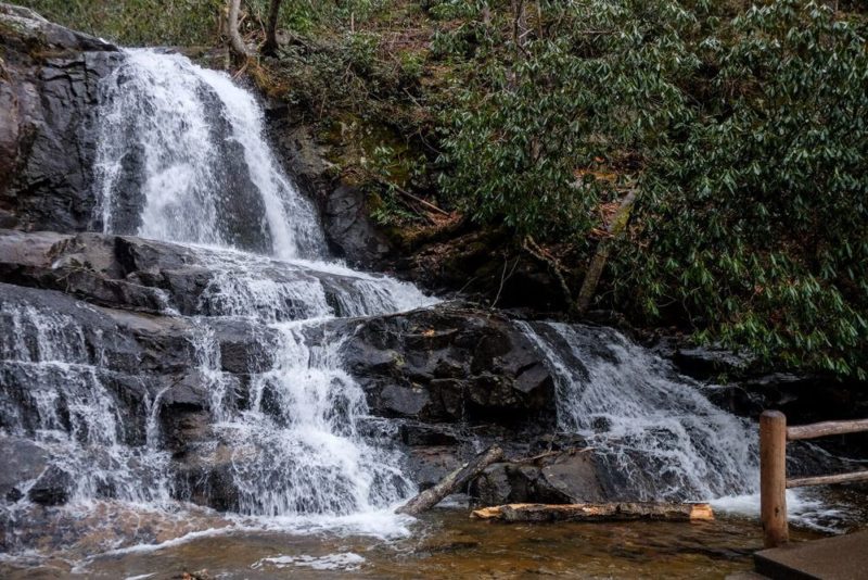 Hike the Laurel Falls Trail in the Smoky Mountains