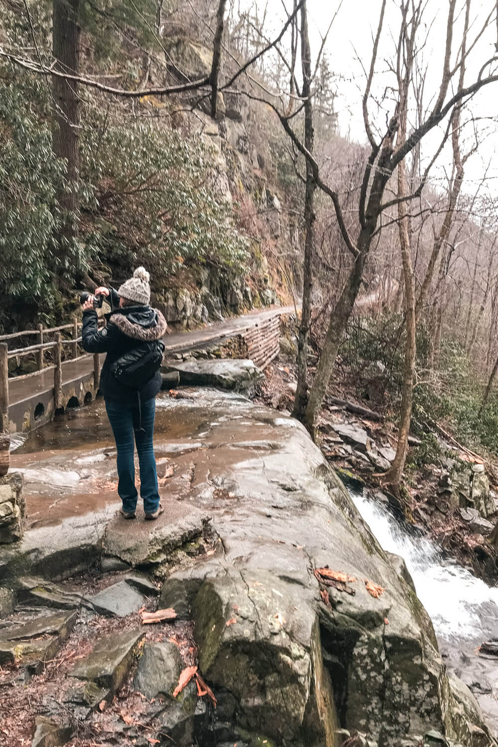 Hike the Laurel Falls Trail in the Smoky Mountains