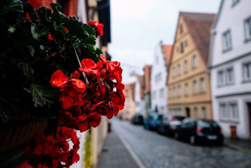 Rothenburg, Germany in December