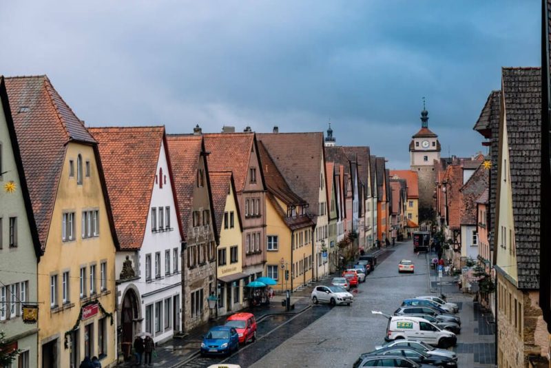 Rothenburg, Germany in December