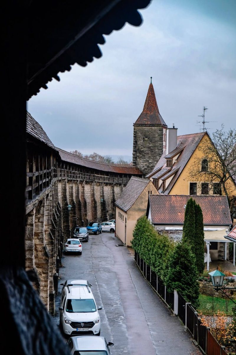 Rothenburg, Germany in December