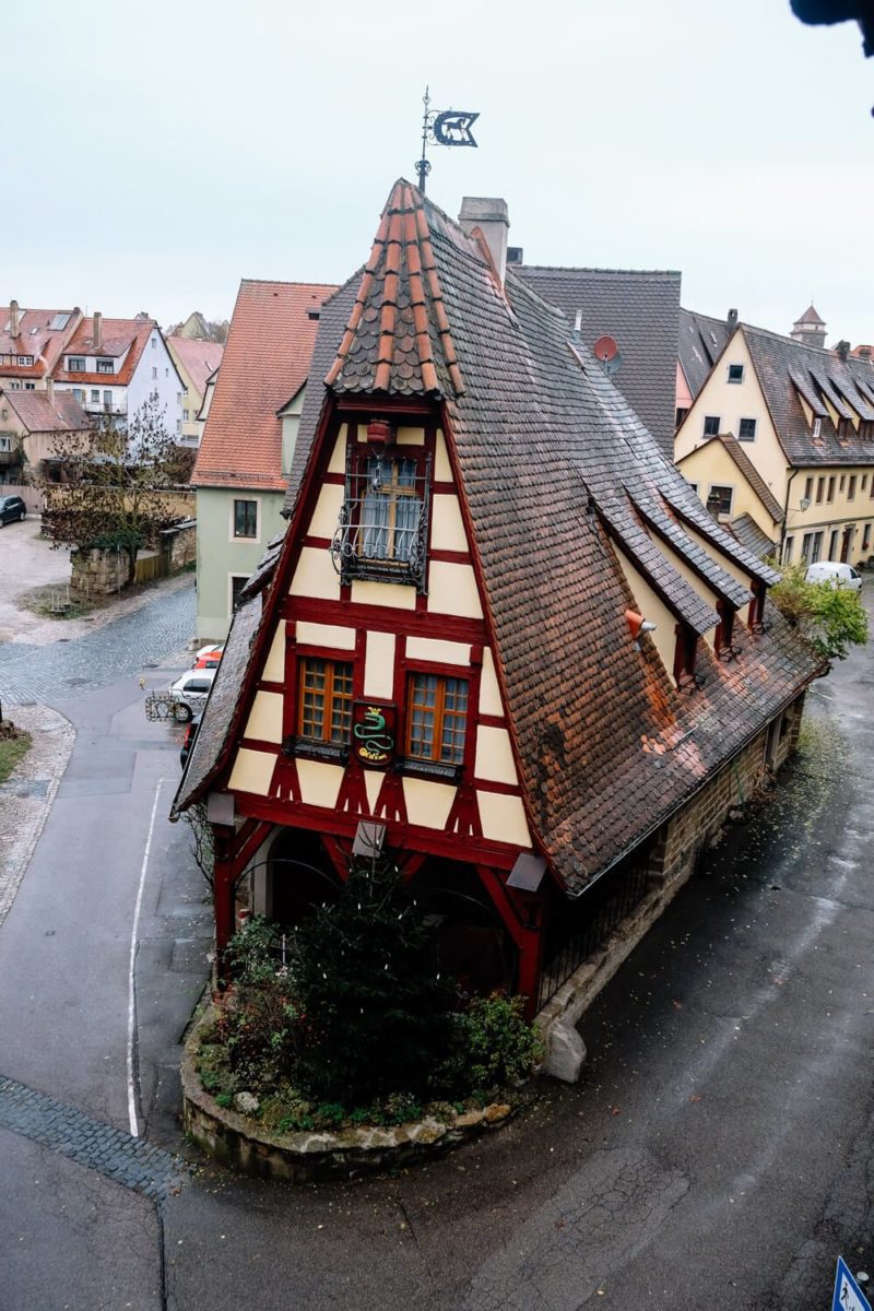 Rothenburg, Germany in December