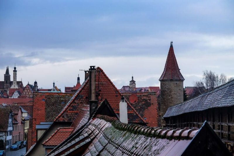 Rothenburg, Germany in December