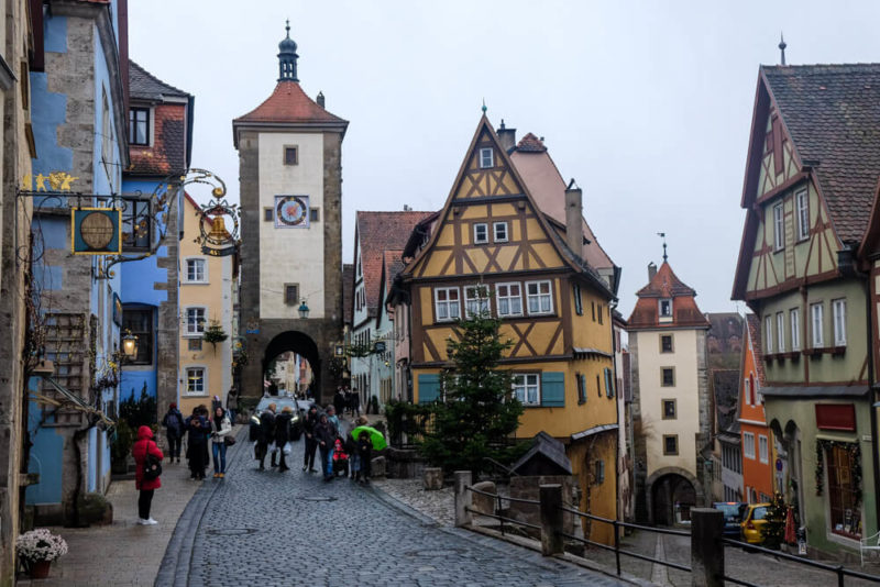 Rothenburg, Germany in December