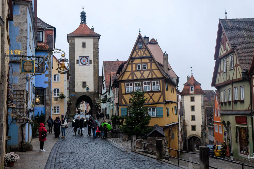 Rothenburg, Germany in December