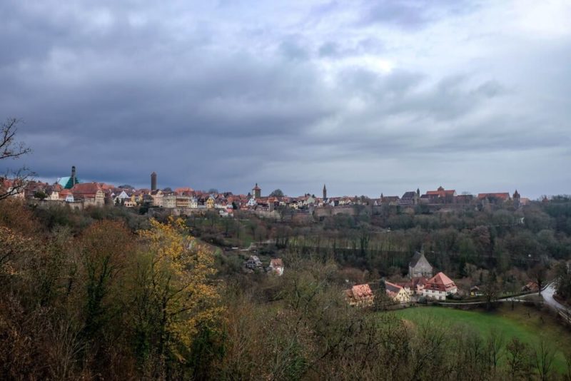 Rothenburg, Germany in December