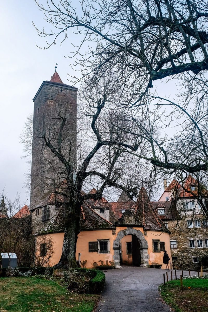 Rothenburg, Germany in December