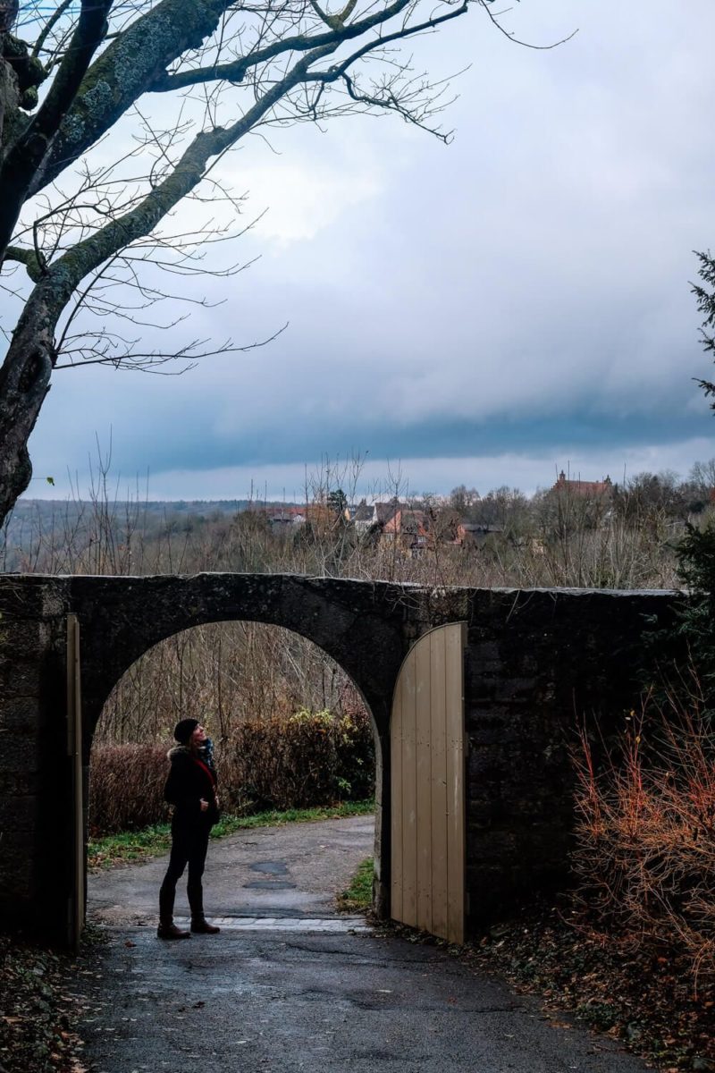 Rothenburg, Germany in December