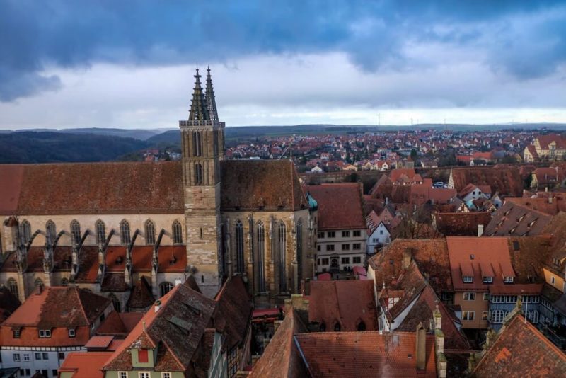 Rothenburg, Germany in December