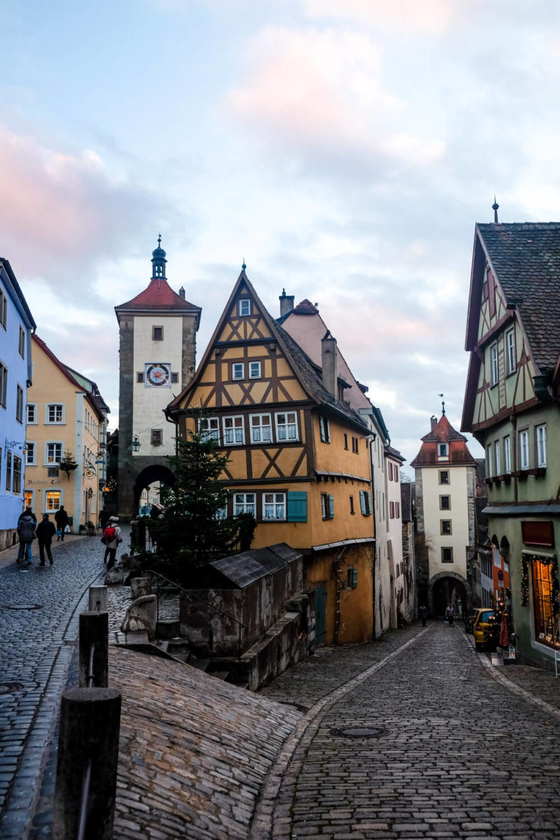 Rothenburg, Germany in December