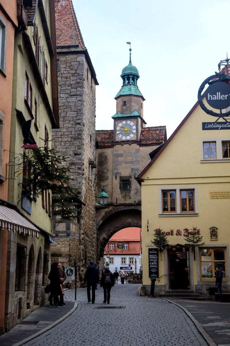 Rothenburg, Germany in December